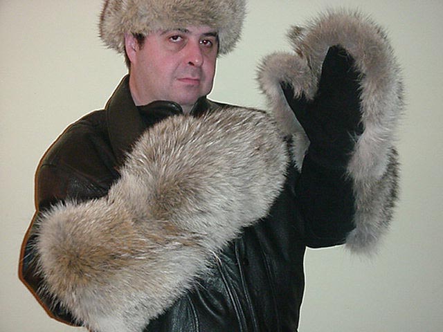 Fur gauntlets top